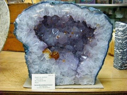 amethyst geodes decorative items